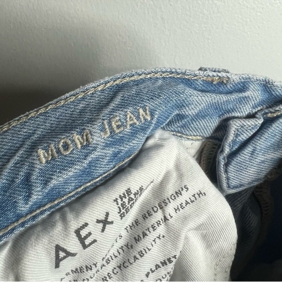 American Eagle Outfitters Blue Straight Leg Jeans - Picture 6 of 8